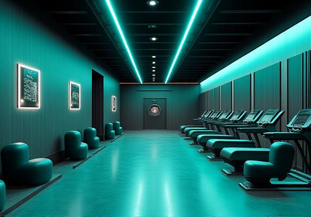 Panoramic view of the Peak Vitality Collective fitness and physiotherapy facility